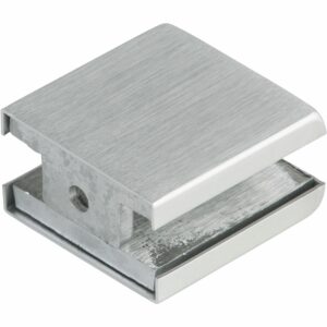 Dorma Schraubhalterung PT 90 für 10 mm Glasdicke, Leichtmetall Silber EV1 eloxiert (101), 07.021.101