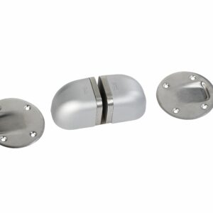 Dorma Türstopper EASY STOP, beidseitig für Pendeltüren, 10mm, Leichtmetall Silber EV1 eloxiert (101), 10.593.101