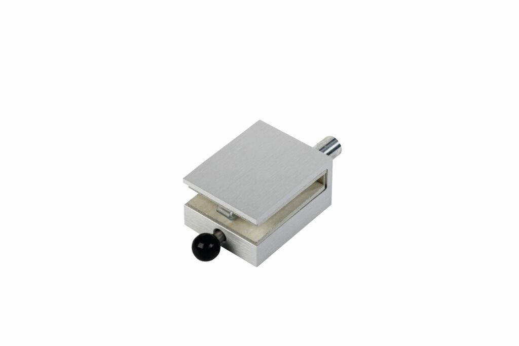 Dorma Überschub-Feststellriegel, LM, für 8 mm Glas, Leichtmetall Silber eloxiert (150) - Silber N 600 ST, 12.301.150