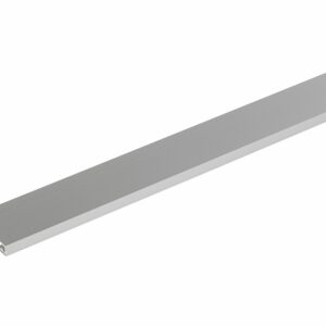 Dorma MUTO Comfort L 80, Gegenprofil für Installation an Glas inklusive Halteplatten, in Fixlänge, Leichtmetall Silber eloxiert (150) - Silber N 600 ST, 36.219.150
