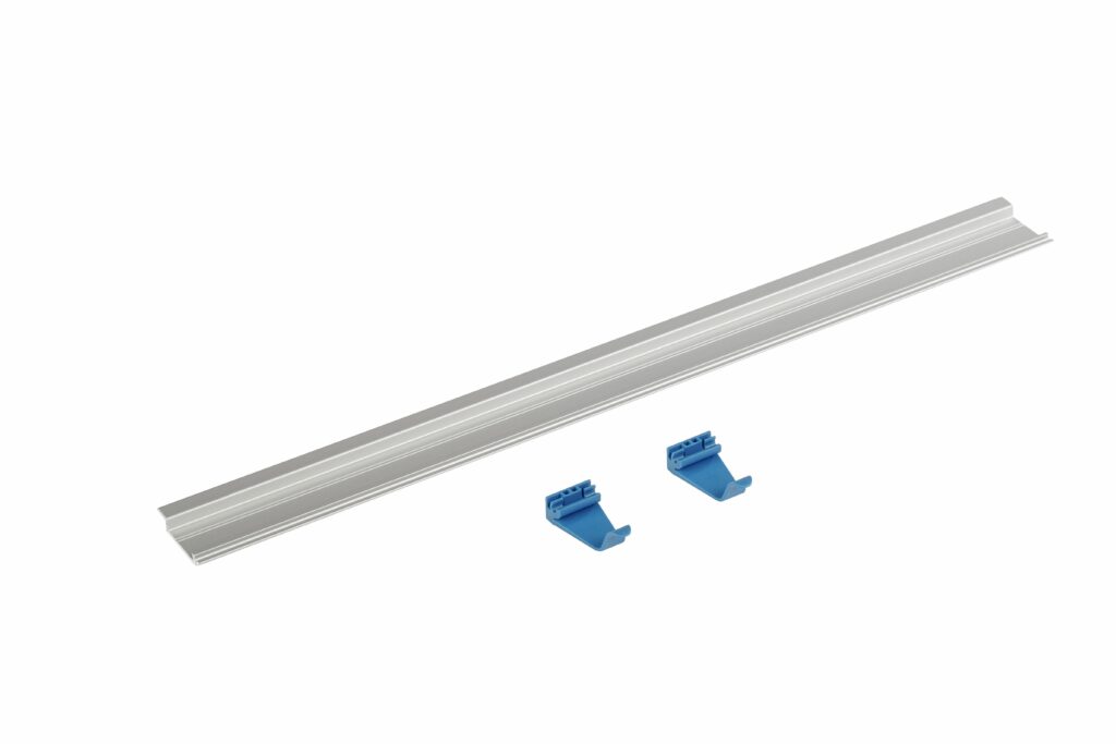 Dorma MUTO Comfort Sichtschutzprofil für Laufschienenprofil, Fixlänge xxxx mm, Leichtmetall Silber eloxiert (150) - Silber N 600 ST, 36.801.150